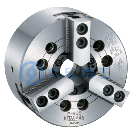 北川三爪大孔徑液壓卡盤